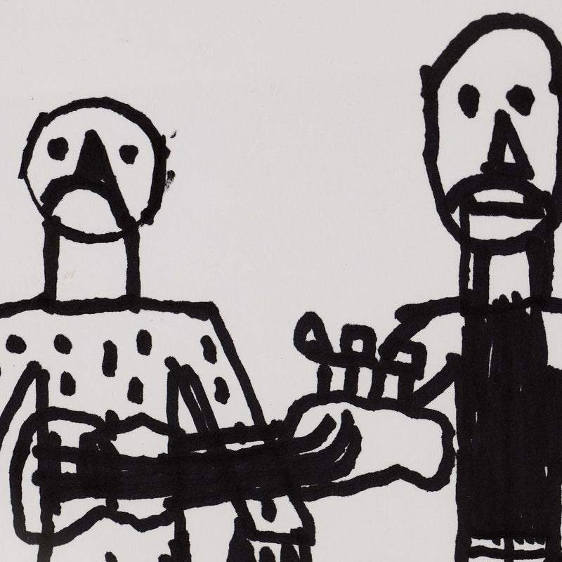 "Thinking Gorilla" original artwork