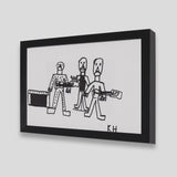 "Thinking Gorilla" original artwork