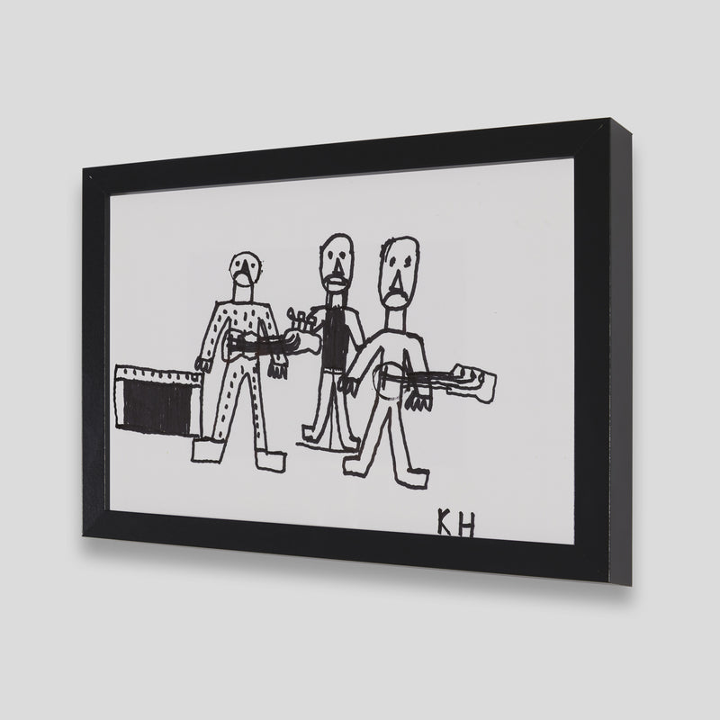 "Thinking Gorilla" original artwork