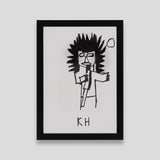 "Thinking Gorilla" original artwork