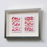 「Red Brush Card 2607」「Red Brush Card 2608」原画作品