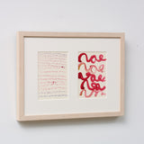 「Red Brush Card 2609」「Colorful Pen 2610」原画作品