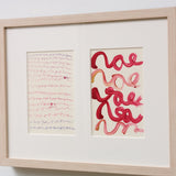 「Red Brush Card 2609」「Colorful Pen 2610」原画作品