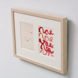 「Red Brush Card 2609」「Colorful Pen 2610」原画作品