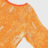 Circle-Pattern Knit Pullover (Art-Inspired)「Untitled」