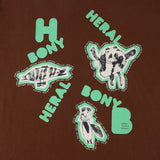 HERALBONY ART T「（なんかの動物）」ブラウン