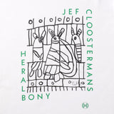 ￥Art Long Sleeve T「gevlekte olifanten met poezen」Jef Cloostermans