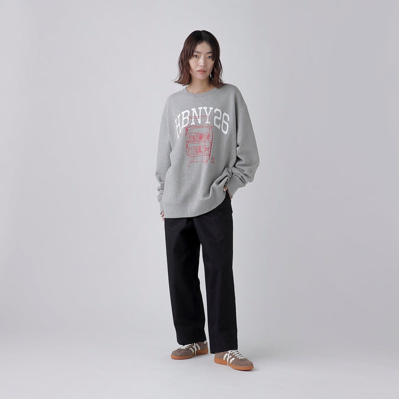 Art Print Crewneck Sweatshirt「博物館の車」 – HERALBONY