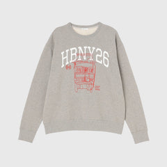 ￥Art Print Crewneck Sweatshirt「博物館の車」Ryoya Akaike
