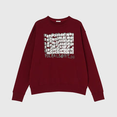 ￥Art Print Crewneck Sweatshirt「タイトル不明」Momoko Nakagawa