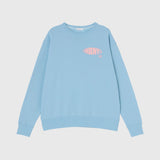 ￥Art Print Crewneck Sweatshirt「red brush1-mm2025」marina