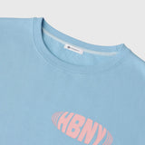 ￥Art Print Crewneck Sweatshirt「red brush1-mm2025」marina