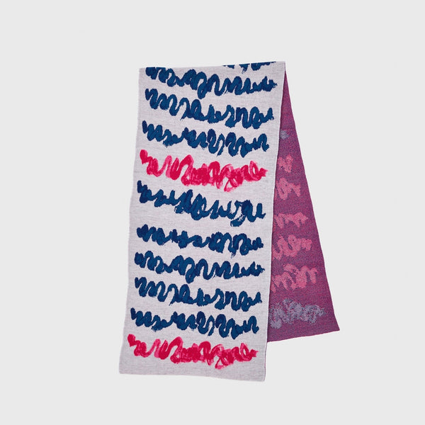 ヘラルボニー　マフラー Jacquard muffler 