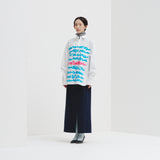 ￥レギュラーカラーシャツ「blue brush - mm2025」marina