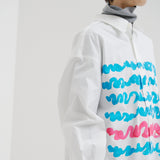 ￥レギュラーカラーシャツ「blue brush - mm2025」marina