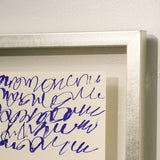 ￥「blue calligraphy1 - mm2025」原画作品marina