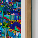 ￥「バスとペンギン」原画作品Daisuke Shibuta