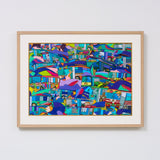 ￥「バスとペンギン」原画作品Daisuke Shibuta