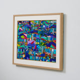 ￥「バスとペンギン」原画作品Daisuke Shibuta