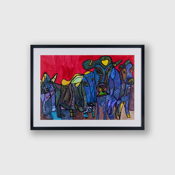 「夕暮れ」原画作品