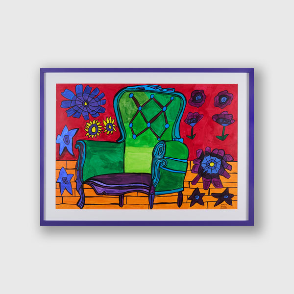 「佇む椅子」原画作品