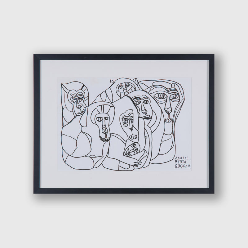 「仲間たちと」原画作品