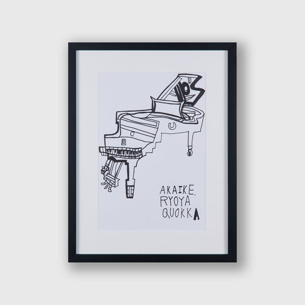 「出番を待つピアノ」原画作品