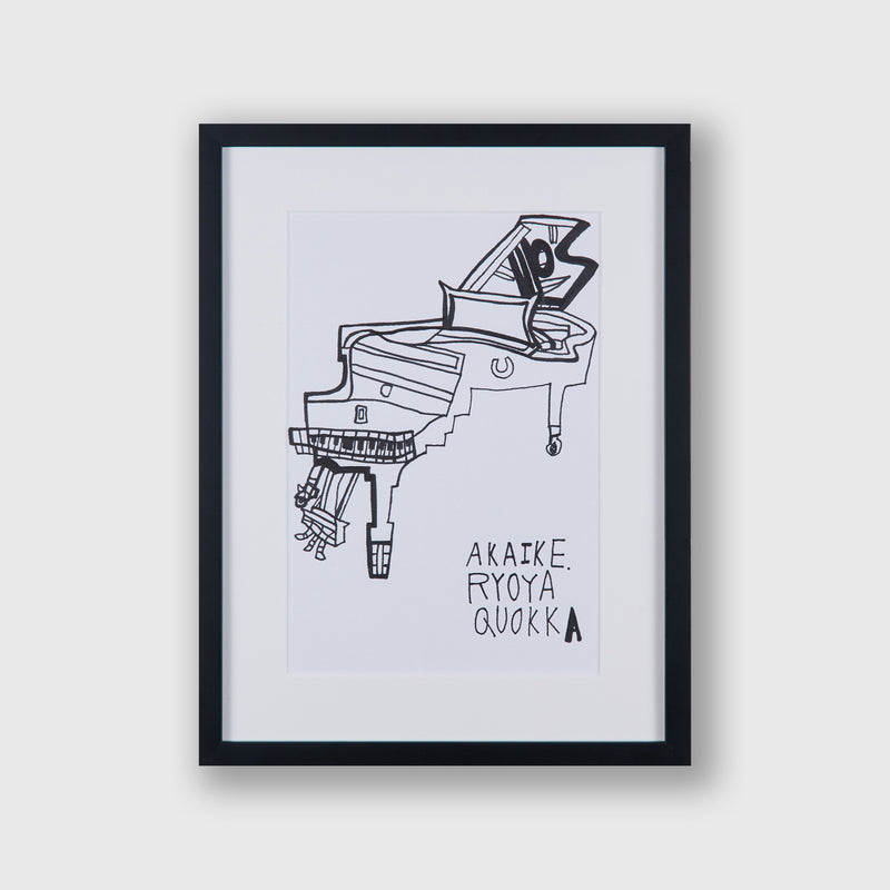 「出番を待つピアノ」原画作品