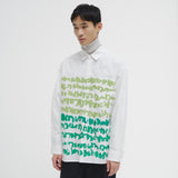 ￥レギュラーカラーシャツ「green brush - mm2025」marina