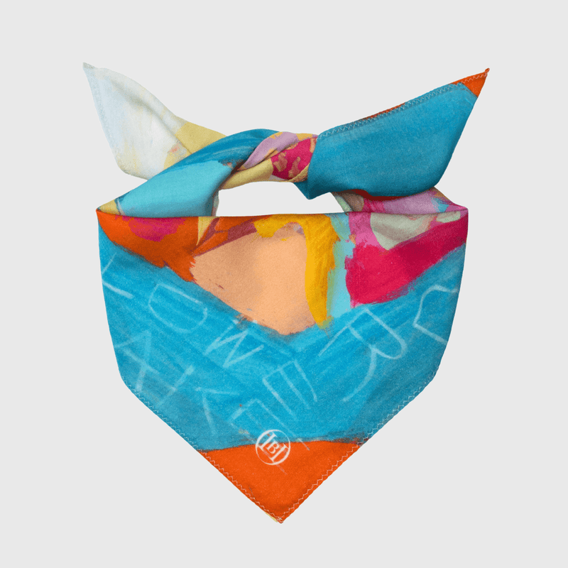 ￥シルク混バンダナ「ケーキでhappy」Taisuke Kinugasa