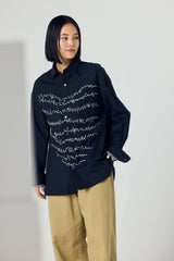 ￥レギュラーカラーシャツ「heart - mm2024」marina