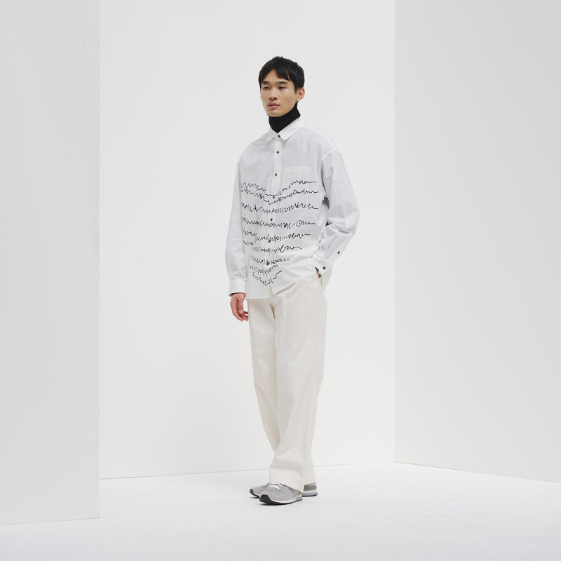 Official HERALBONY ヘラルボニー レギュラーシャツ「heart-mm2024