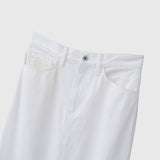 ￥デニムスカート（ホワイト）「heart - mm2024」marina