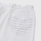 ￥デニムスカート（ホワイト）「heart - mm2024」marina