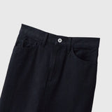 ￥デニムスカート（ブラック）「heart - mm2024」marina