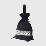 ￥【HEART】Drawstring bag　BlackHERALBONY