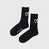 ￥【HEART】Logo Ribbed SocksHERALBONY