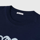 ￥【HEART】Logo T-Shirt　Horizontal Triple Heart　NavyHERALBONY