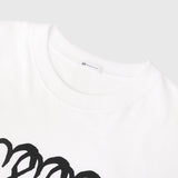￥【HEART】Logo T-Shirt　Horizontal Triple Heart　WhiteHERALBONY