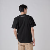 ￥【HEART】Logo T-Shirt　Vertical Triple Heart　BlackHERALBONY