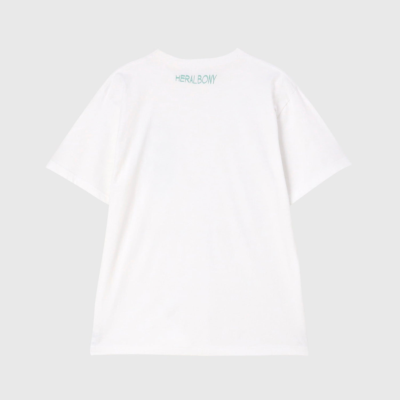 HEART】Logo T-Shirt Vertical Triple Heart White – HERALBONY