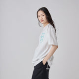￥【HEART】Logo T-Shirt　Vertical Triple Heart　WhiteHERALBONY