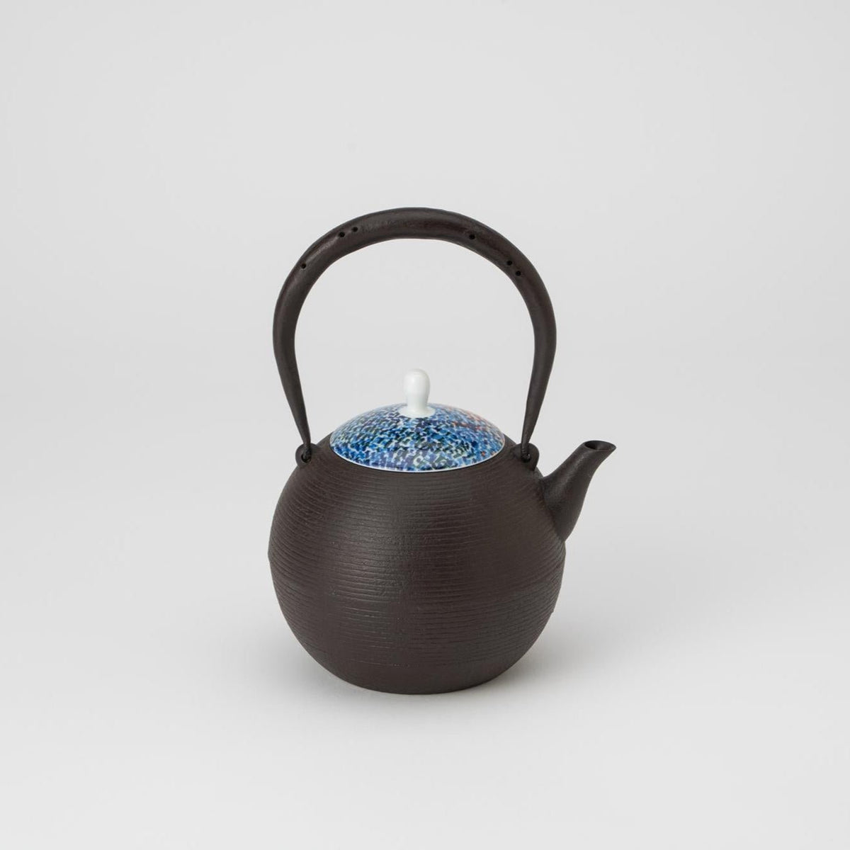 南部鉄器 予約商品】[鈴木盛久工房×HERALBONY]南部鉄器「（無題）（青）」（小）