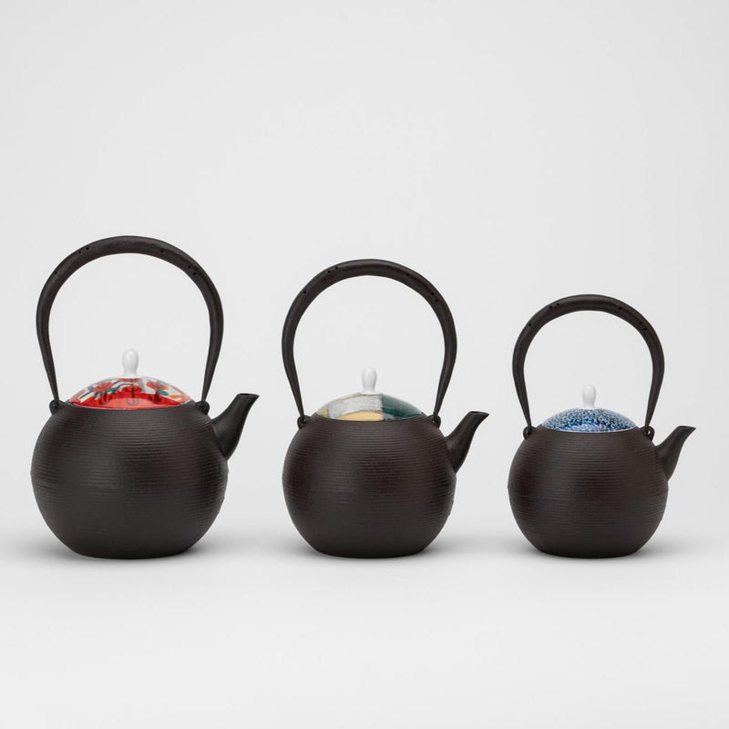 ￥【予約商品】[鈴木盛久工房×HERALBONY]南部鉄器「（無題）（青）」（小）Midori Kudo