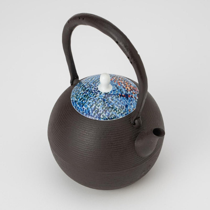 ￥【予約商品】[鈴木盛久工房×HERALBONY]南部鉄器「（無題）（青）」（小）Midori Kudo