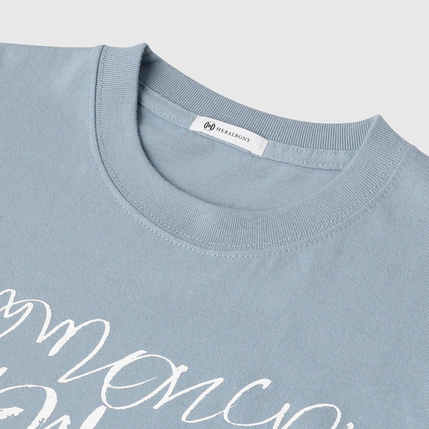 HERALBONY ART T「blue calligraphy2-mm2025」