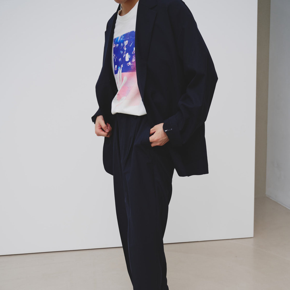 HERALBONY × THE ME テーラードジャケット 「(無題) (丸)」 NEW ARRIVALS – HERALBONY