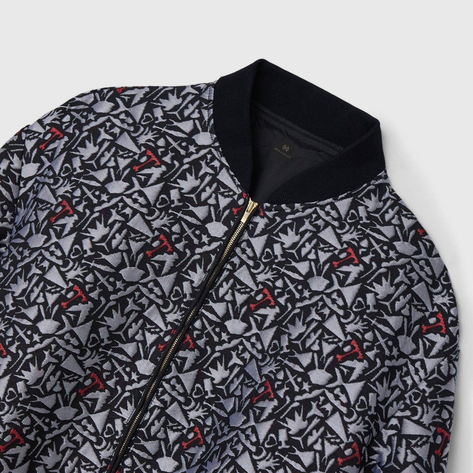 マークアンドロナ ジップブルゾン 2021年モデル 総柄 総織 ジャカード マークアンドロナ ジップブルゾン 2021年モデル 総柄 総織 ジャカード