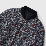 ￥【店舗先行販売】ジャカードスタンドブルゾン 「モノクロの世界」Kaede Wajima