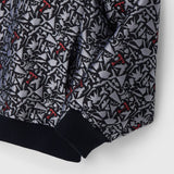 ￥【店舗先行販売】ジャカードスタンドブルゾン 「モノクロの世界」Kaede Wajima